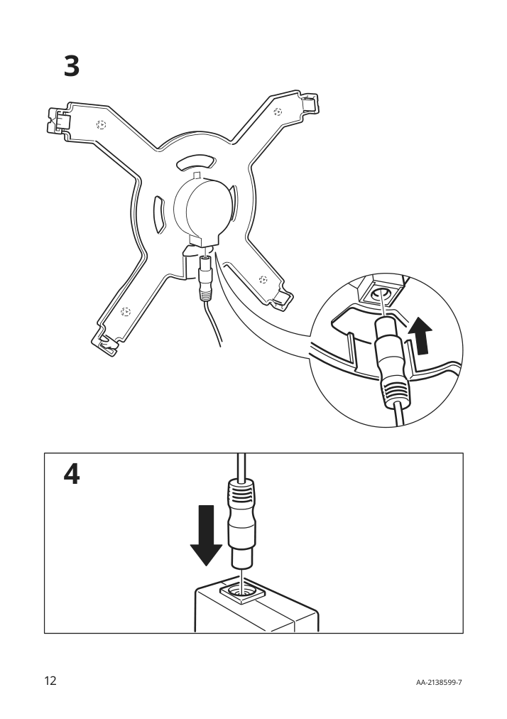 Assembly instructions for IKEA Upplyst led wall lamp butterfly light blue | Page 12 - IKEA UPPLYST LED wall lamp 604.403.41