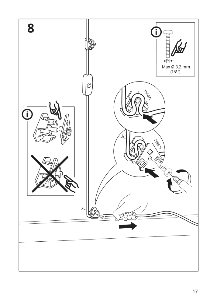 Assembly instructions for IKEA Upplyst led wall lamp butterfly light blue | Page 17 - IKEA UPPLYST LED wall lamp 604.403.41