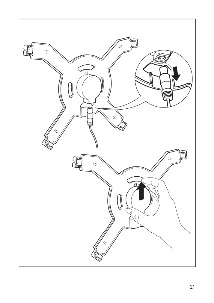 Assembly instructions for IKEA Upplyst led wall lamp butterfly light blue | Page 21 - IKEA UPPLYST LED wall lamp 604.403.41