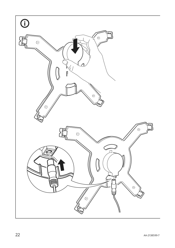 Assembly instructions for IKEA Upplyst led wall lamp butterfly light blue | Page 22 - IKEA UPPLYST LED wall lamp 604.403.41