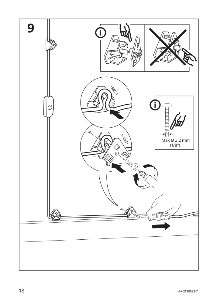 Assembly instructions for IKEA Upplyst led wall lamp cloud white | Page 18 - IKEA UPPLYST LED wall lamp 304.245.16