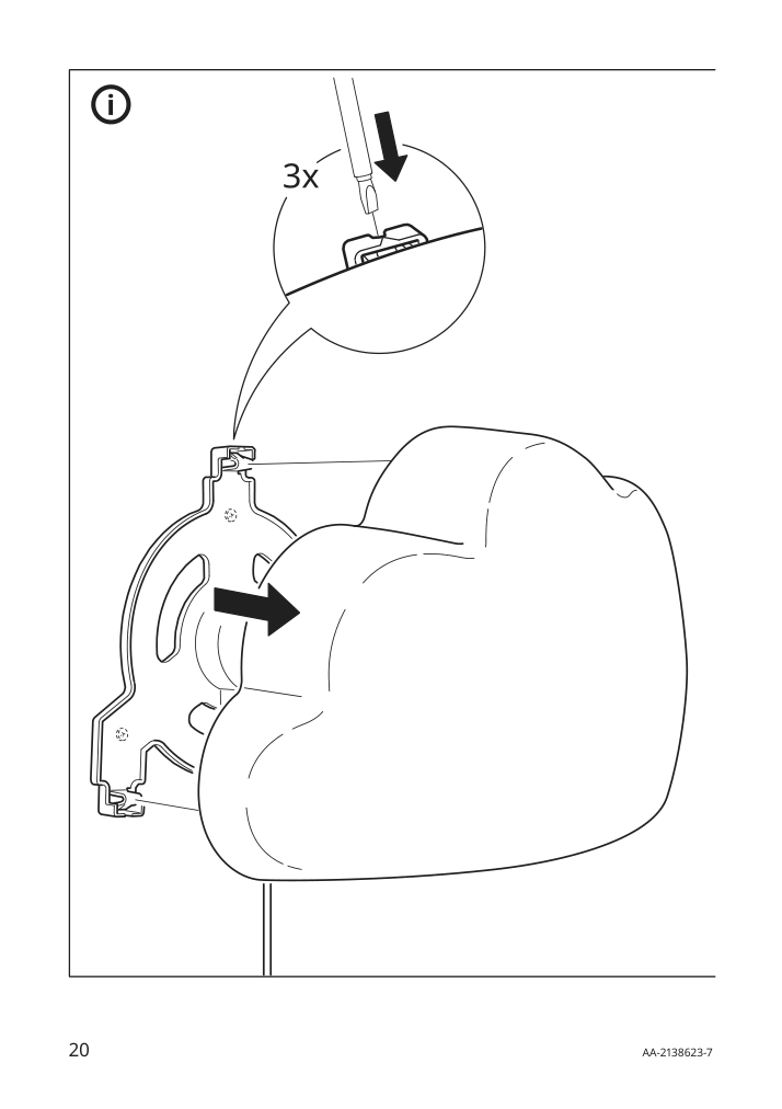 Assembly instructions for IKEA Upplyst led wall lamp cloud white | Page 20 - IKEA UPPLYST LED wall lamp 304.245.16