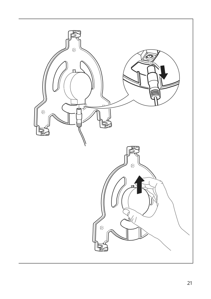 Assembly instructions for IKEA Upplyst led wall lamp cloud white | Page 21 - IKEA UPPLYST LED wall lamp 304.245.16