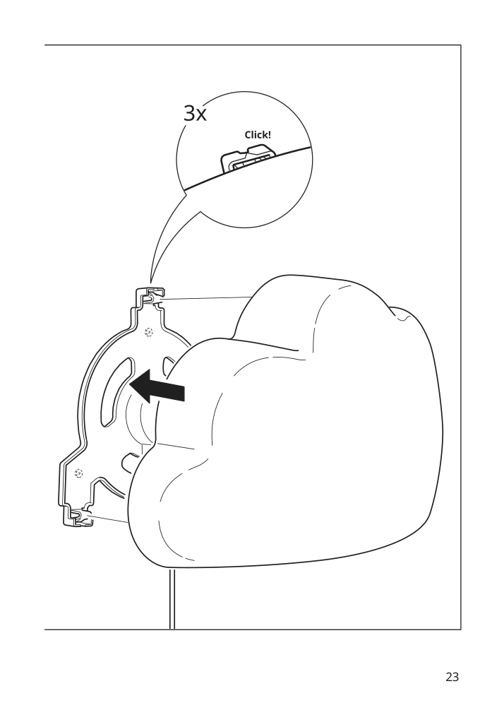 Assembly instructions for IKEA Upplyst led wall lamp cloud white | Page 23 - IKEA UPPLYST LED wall lamp 304.245.16