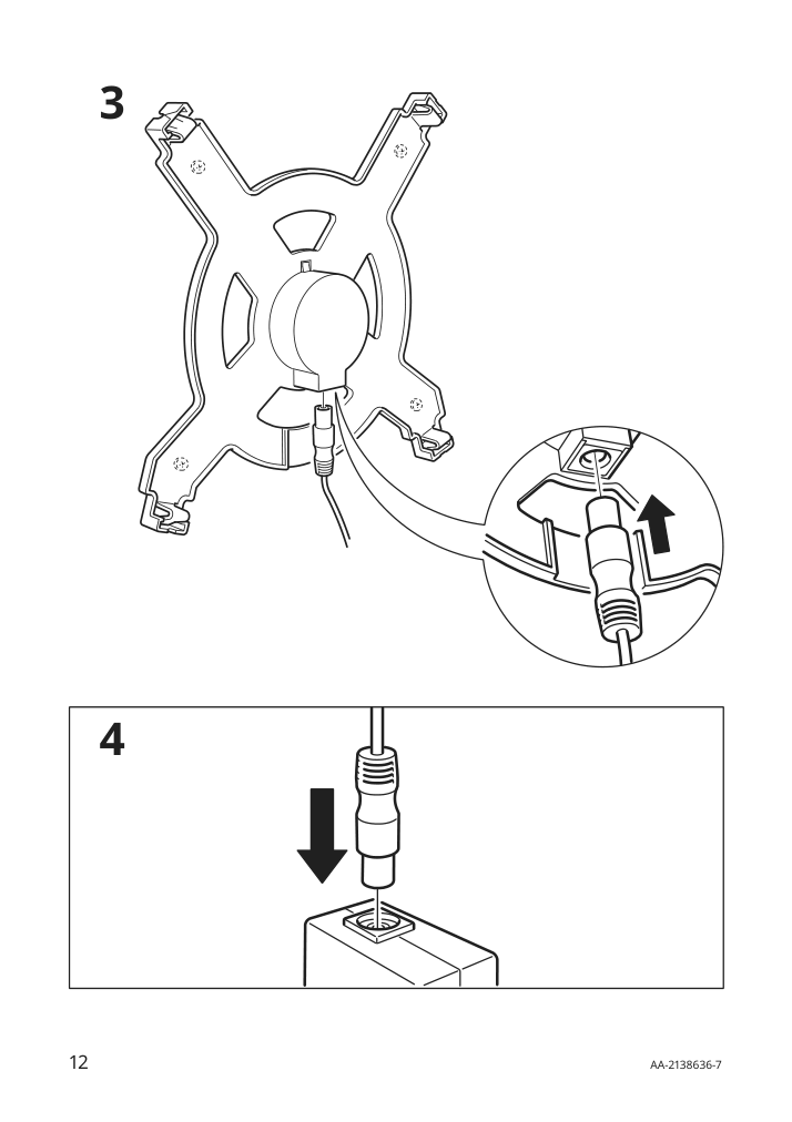 Assembly instructions for IKEA Upplyst led wall lamp flower lilac | Page 12 - IKEA UPPLYST LED wall lamp 004.403.39