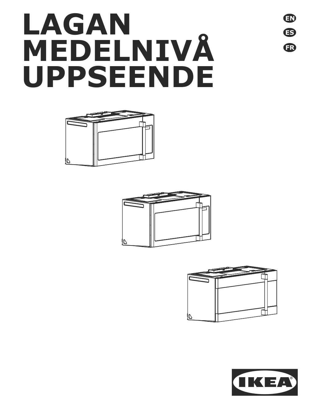 Assembly instructions for IKEA Uppseende over the range convection microwave stainless steel | Page 1 - IKEA UPPSEENDE over-the-range convection microwave 204.621.65