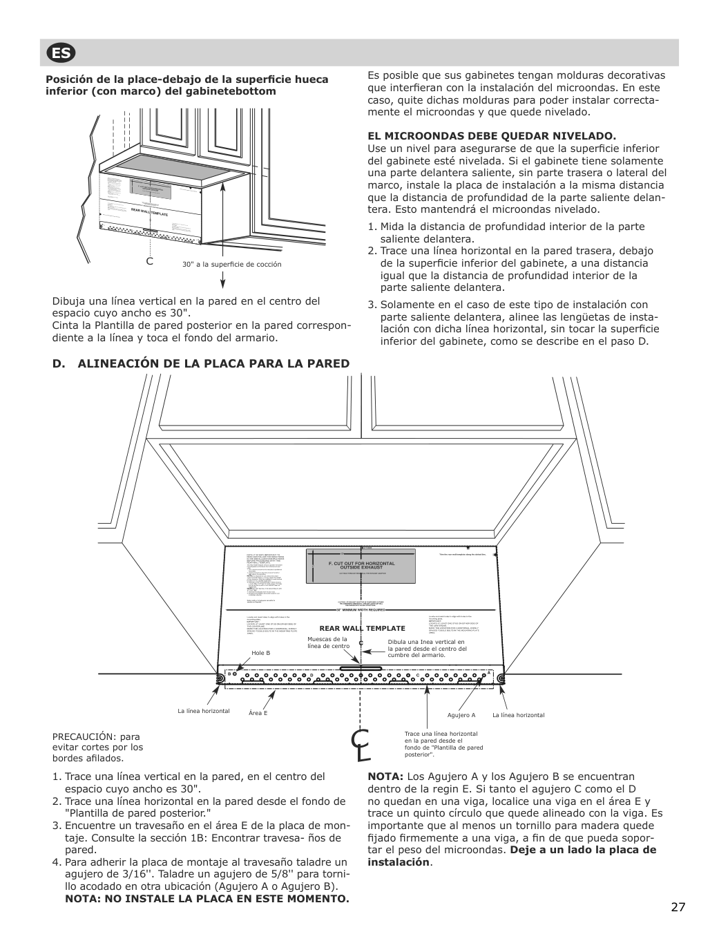 Assembly instructions for IKEA Uppseende over the range convection microwave stainless steel | Page 27 - IKEA UPPSEENDE over-the-range convection microwave 204.621.65