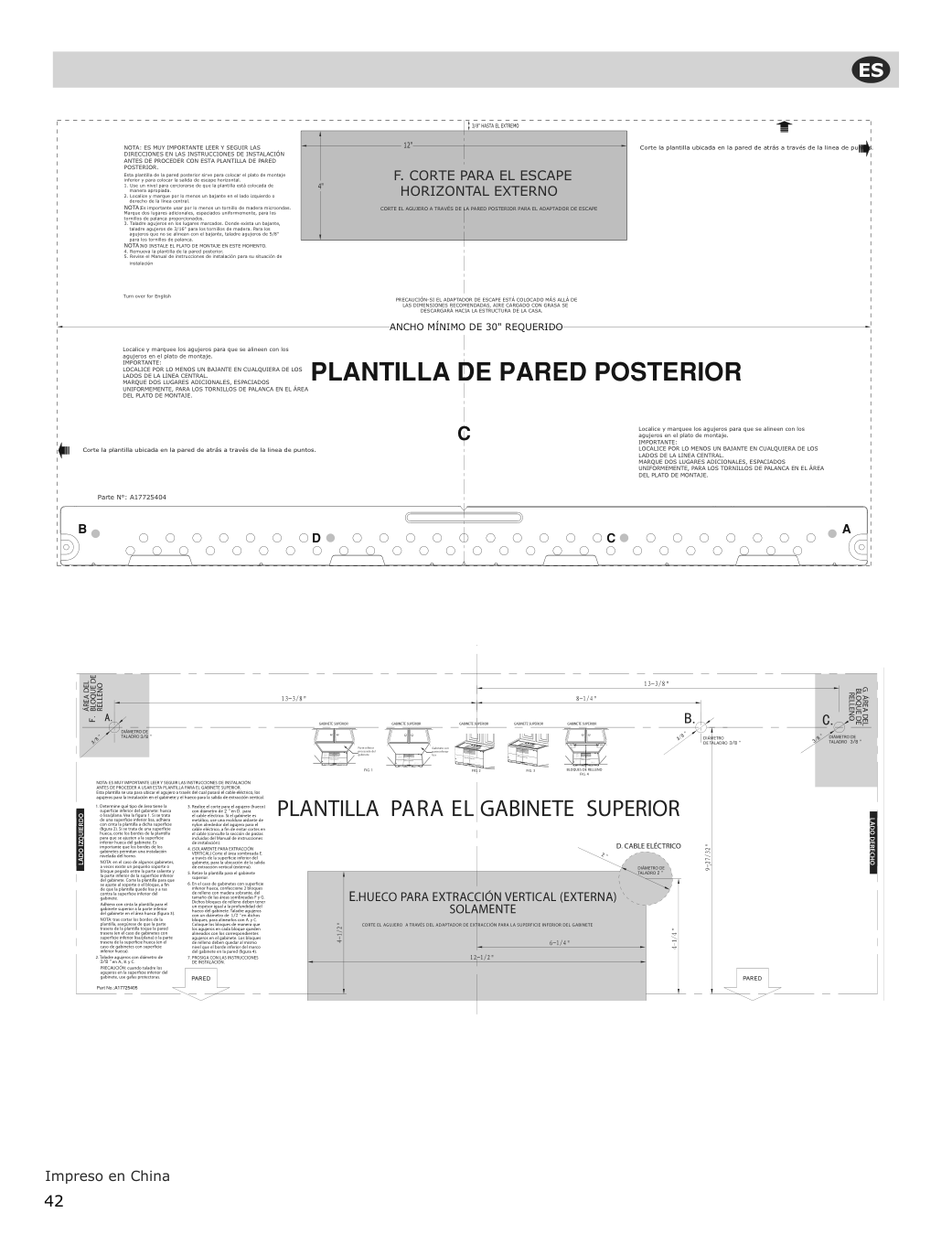 Assembly instructions for IKEA Uppseende over the range convection microwave stainless steel | Page 42 - IKEA UPPSEENDE over-the-range convection microwave 204.621.65