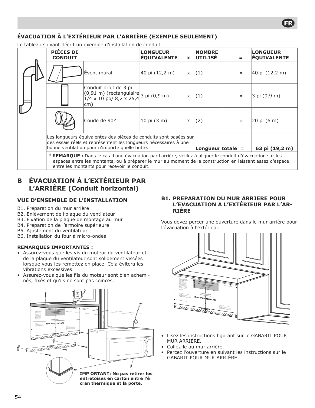 Assembly instructions for IKEA Uppseende over the range convection microwave stainless steel | Page 54 - IKEA UPPSEENDE over-the-range convection microwave 204.621.65