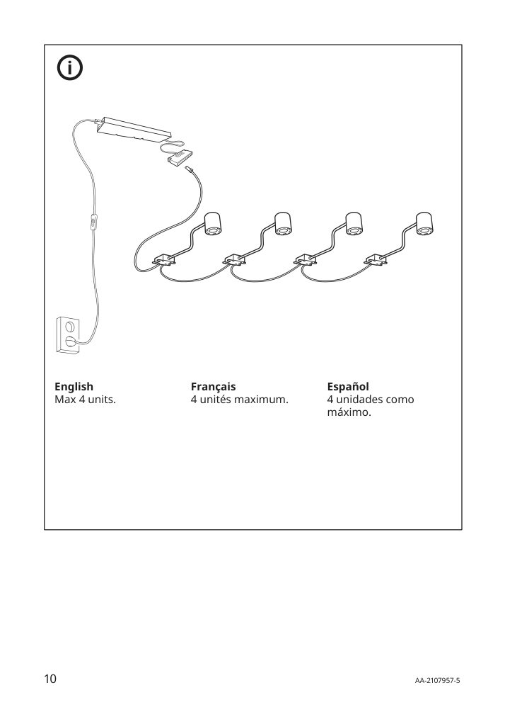 Assembly instructions for IKEA Urshult led cabinet light nickel plated | Page 10 - IKEA URSHULT LED cabinet light 602.604.05