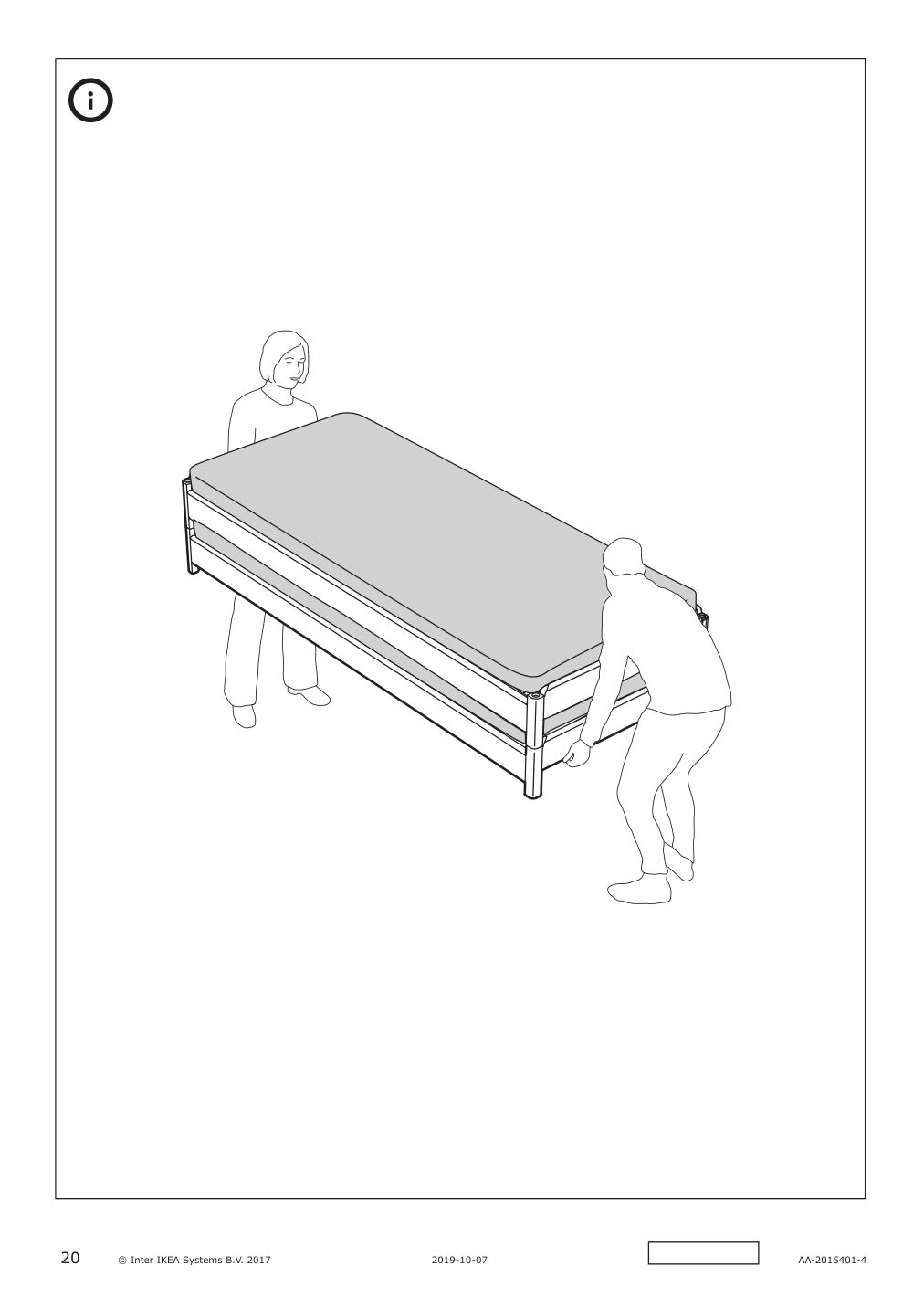 Assembly instructions for IKEA Utaker stackable bed pine | Page 20 - IKEA UTÅKER stackable bed 003.604.84