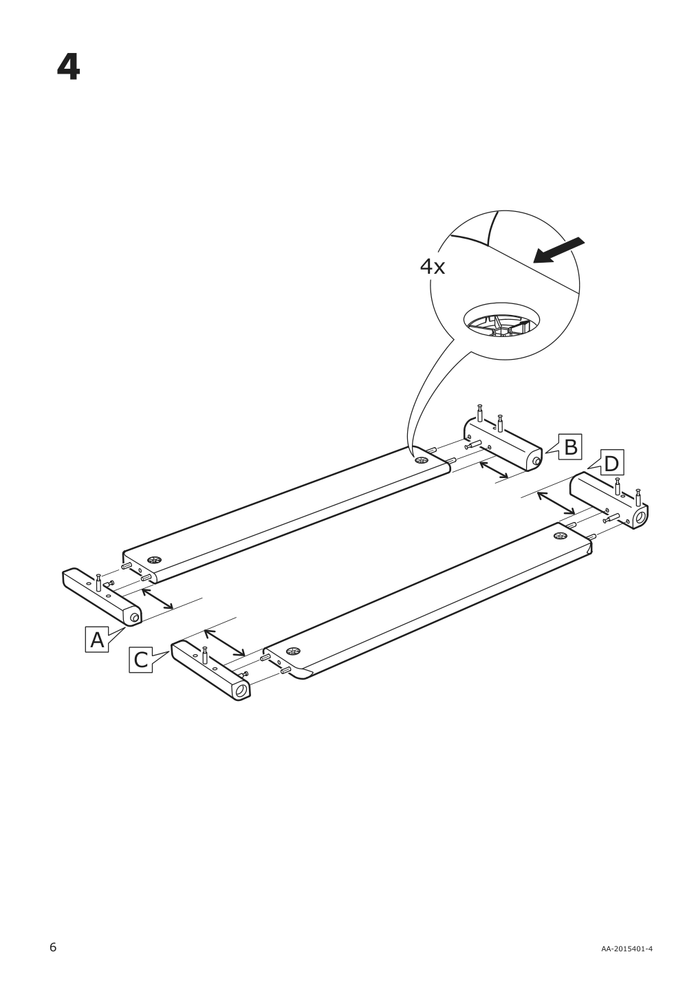 Assembly instructions for IKEA Utaker stackable bed pine | Page 6 - IKEA UTÅKER stackable bed 003.604.84