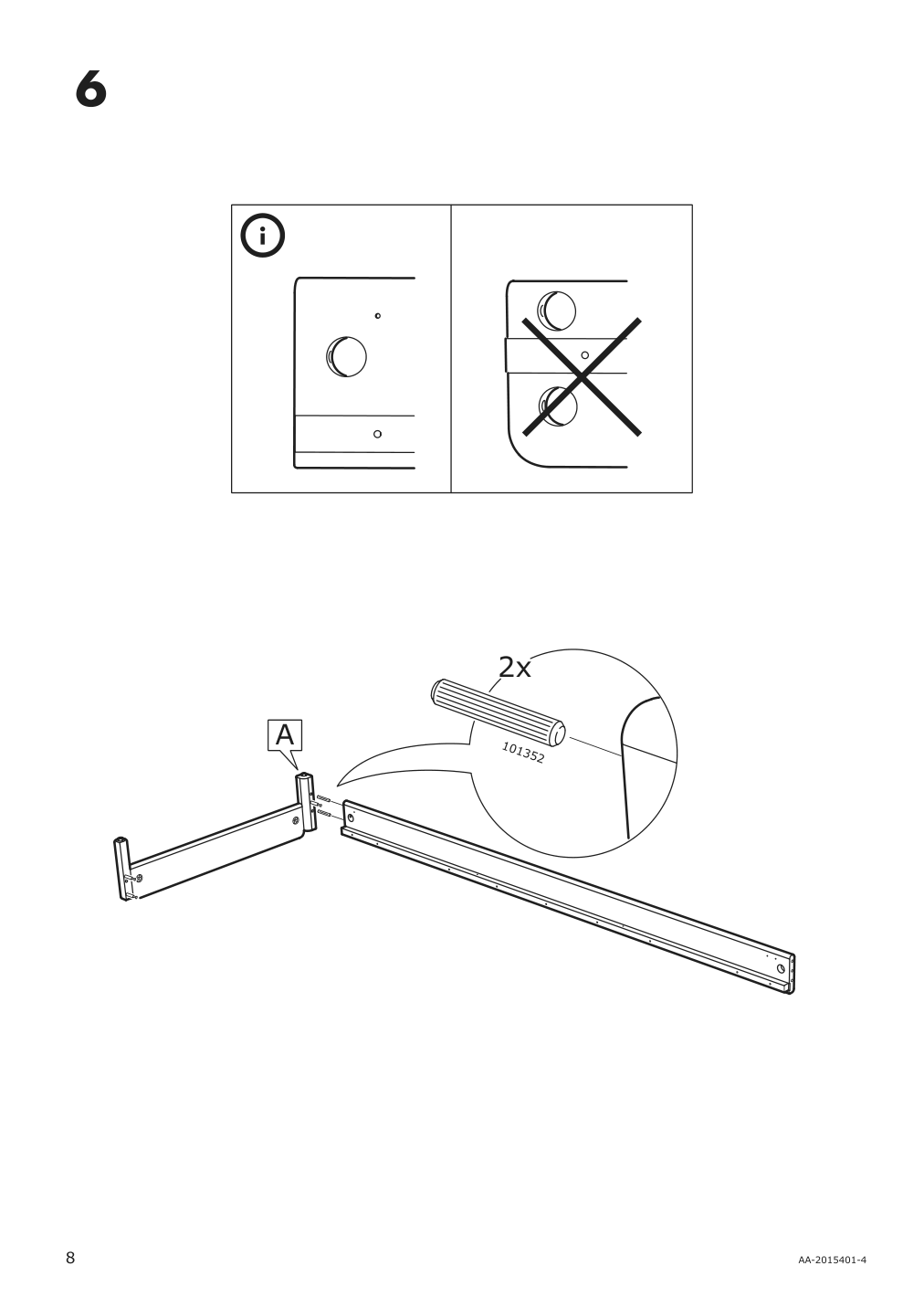 Assembly instructions for IKEA Utaker stackable bed pine | Page 8 - IKEA UTÅKER stackable bed 003.604.84