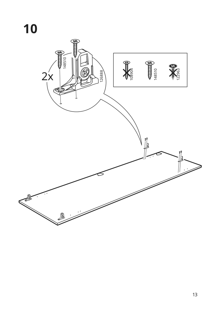 Assembly instructions for IKEA Utrusta assembly kit for pull out function | Page 13 - IKEA SEKTION / MAXIMERA hc w p-o func 4drw/1dr/2shlv 394.662.72