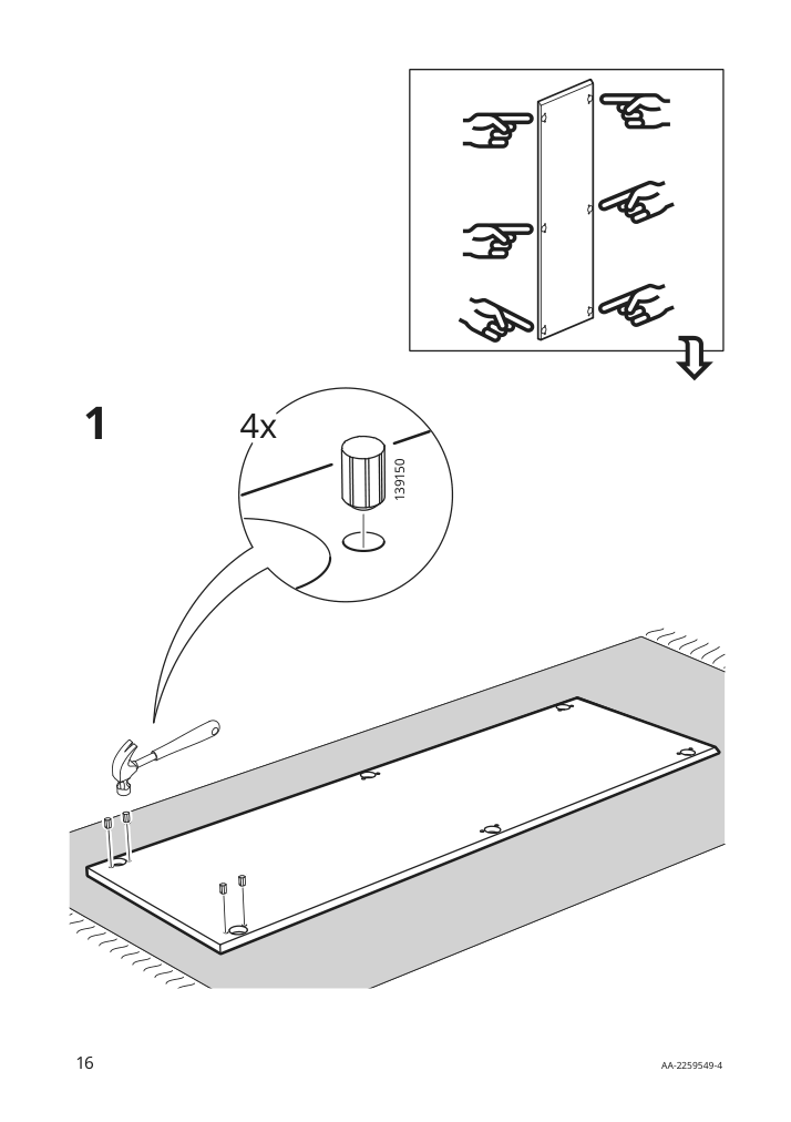 Assembly instructions for IKEA Utrusta assembly kit for pull out function | Page 16 - IKEA SEKTION / MAXIMERA hc w p-o func 4drw/1dr/2shlv 594.595.34