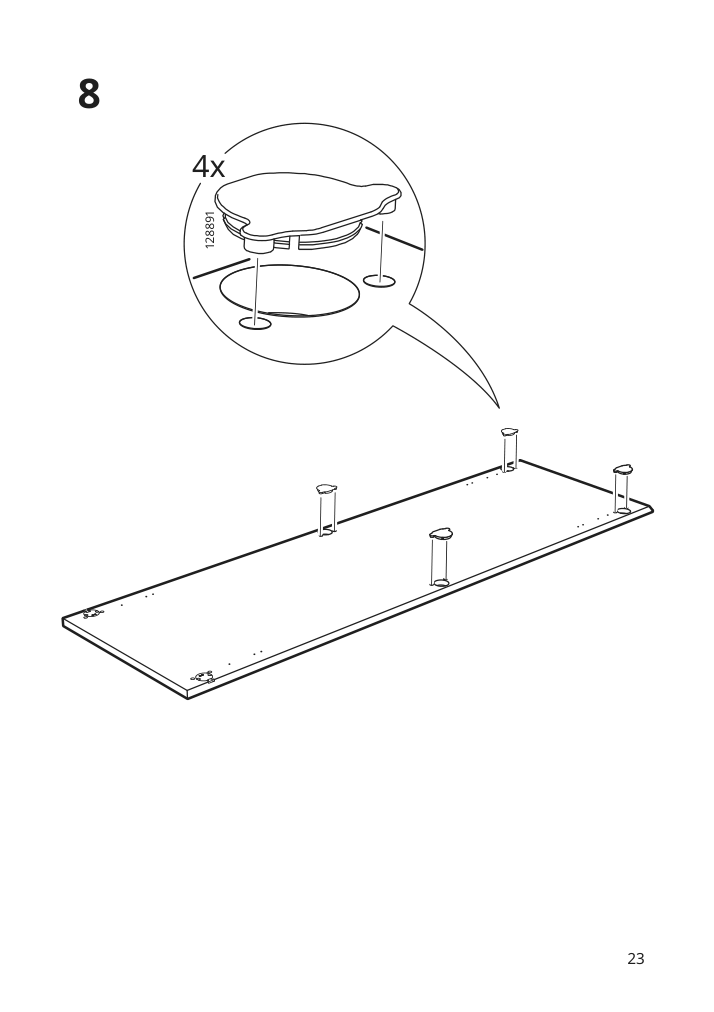 Assembly instructions for IKEA Utrusta assembly kit for pull out function | Page 23 - IKEA SEKTION / MAXIMERA hc w p-o func 1dr/4drw 294.653.05