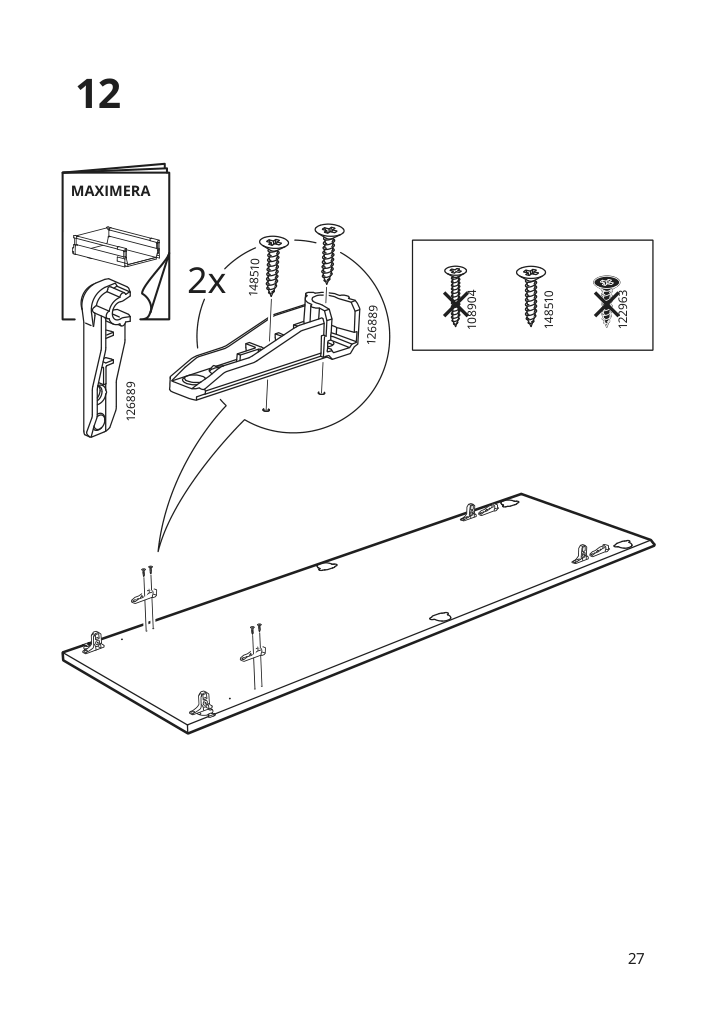 Assembly instructions for IKEA Utrusta assembly kit for pull out function | Page 27 - IKEA SEKTION / MAXIMERA hc w p-o func 1dr/4drw 194.619.92