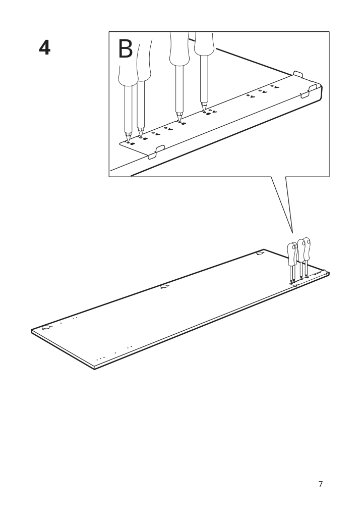 Assembly instructions for IKEA Utrusta assembly kit for pull out function | Page 7 - IKEA SEKTION / MAXIMERA hc w p-o func 4drw/1dr/2shlv 094.570.47