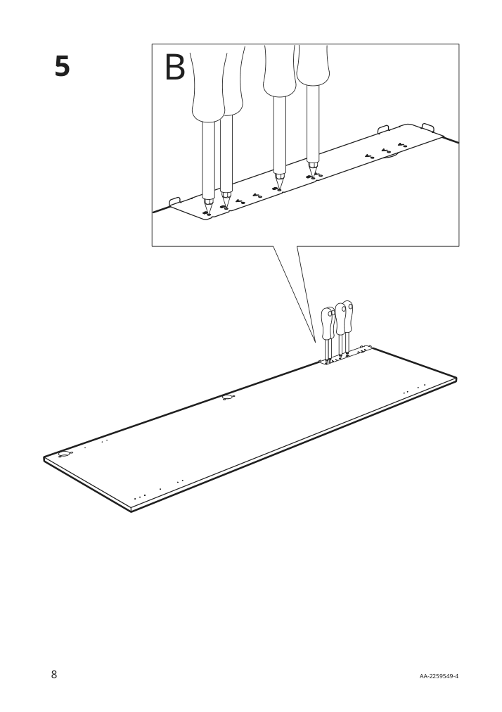 Assembly instructions for IKEA Utrusta assembly kit for pull out function | Page 8 - IKEA SEKTION / MAXIMERA hc w p-o func 4drw/1dr/2shlv 094.570.47