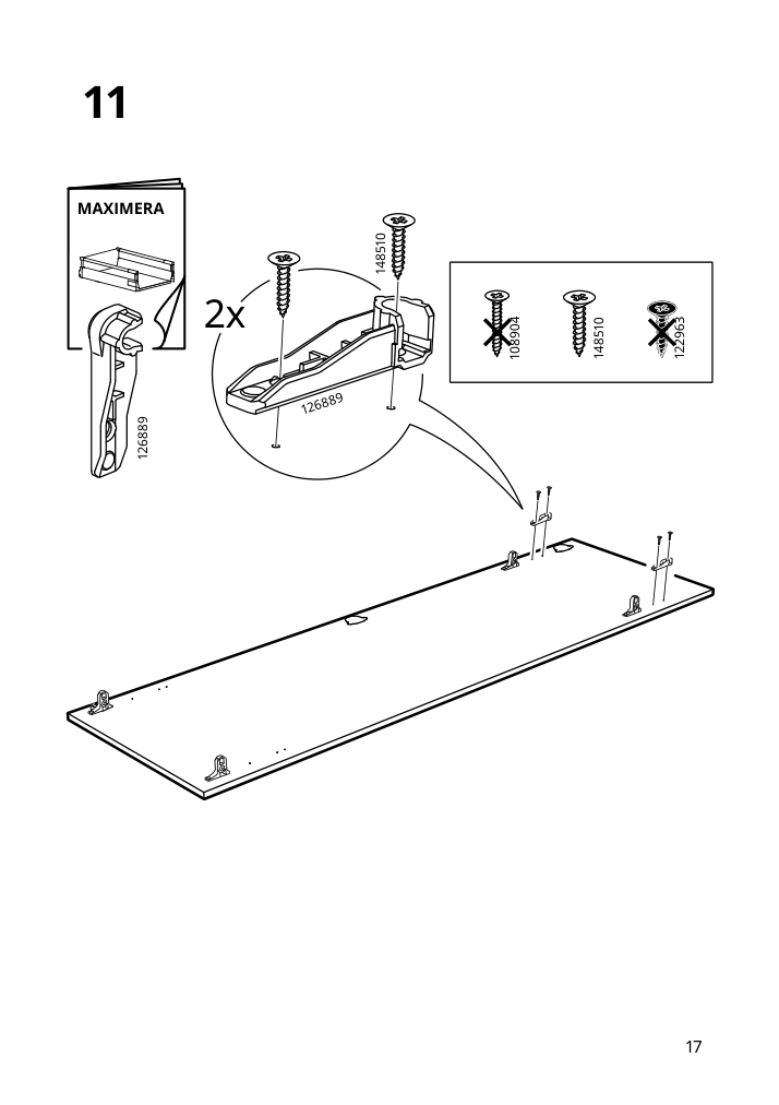 Assembly instructions for IKEA Utrusta assembly kit for pull out function | Page 17 - IKEA SEKTION / MAXIMERA hc w p-o func 4drw/1dr/2shlv 194.681.30