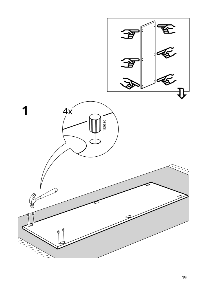 Assembly instructions for IKEA Utrusta assembly kit for pull out function | Page 19 - IKEA SEKTION / MAXIMERA hc w p-o func 4drw/1dr/2shlv 194.681.30