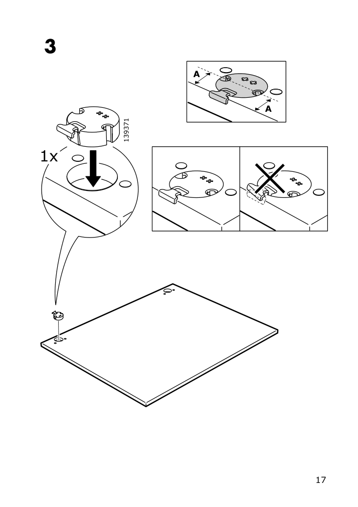 Assembly instructions for IKEA Utrusta fixture for mounting door on drawer | Page 17 - IKEA SEKTION / MAXIMERA base cabinet/p-out storage/drawer 393.188.99