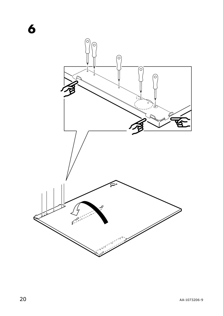 Assembly instructions for IKEA Utrusta fixture for mounting door on drawer | Page 20 - IKEA SEKTION / MAXIMERA base cabinet/p-out storage/2 drawer 193.219.73