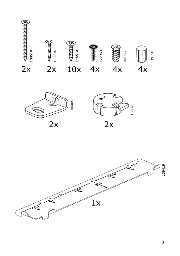 Assembly instructions for IKEA Utrusta fixture for mounting door on drawer | Page 3 - IKEA SEKTION base cabinet/p-out storage/drawer 391.591.07