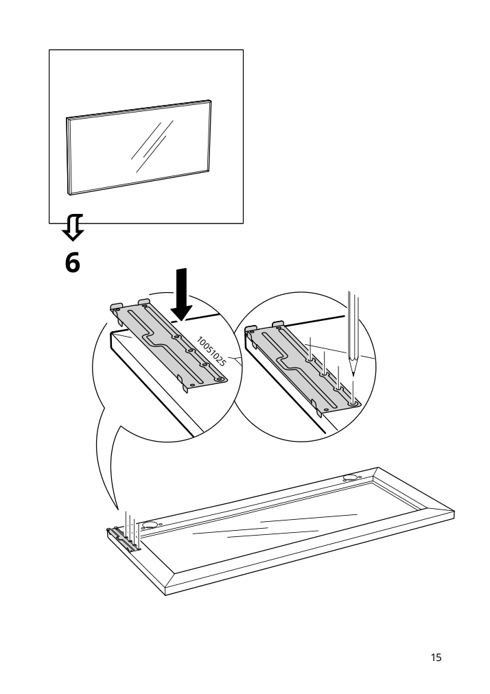 Assembly instructions for IKEA Utrusta hinge push open for horizontal door white | Page 15 - IKEA SEKTION top cab f fridge/freezer w push-op 794.183.40