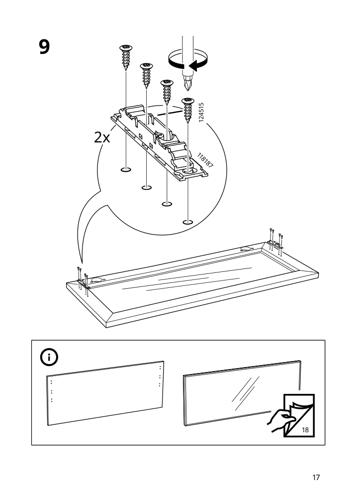 Assembly instructions for IKEA Utrusta hinge w damper for horizontal door white | Page 17 - IKEA SEKTION / MAXIMERA high cab f micro/oven+drawer/door 595.698.82