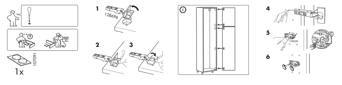 Assembly instructions for IKEA Utrusta hinge | Page 2 - IKEA UTRUSTA hinge 602.046.45