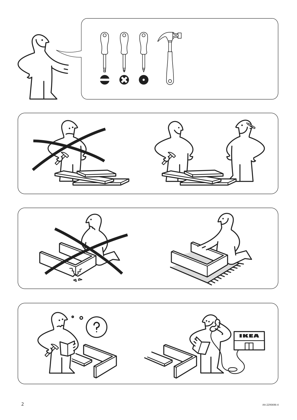 Assembly instructions for IKEA Utrusta pull out pantry organizer | Page 2 - IKEA SEKTION high cabinet with pull-out pantry 594.718.90