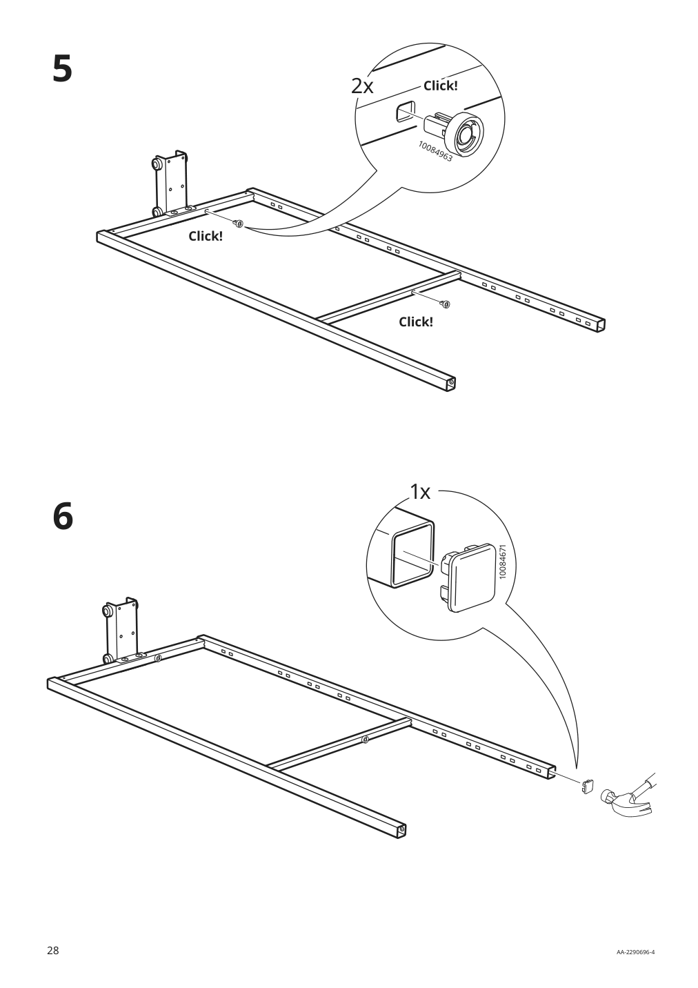 Assembly instructions for IKEA Utrusta pull out pantry organizer | Page 28 - IKEA SEKTION high cabinet with pull-out pantry 594.718.90