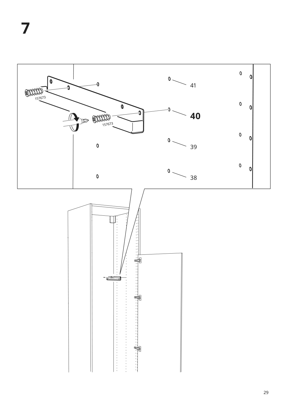 Assembly instructions for IKEA Utrusta pull out pantry organizer | Page 29 - IKEA SEKTION high cabinet with pull-out pantry 394.718.91