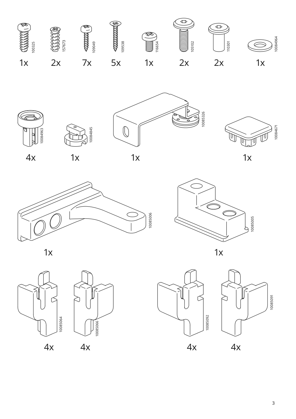 Assembly instructions for IKEA Utrusta pull out pantry organizer | Page 3 - IKEA SEKTION high cabinet with pull-out pantry 394.718.91