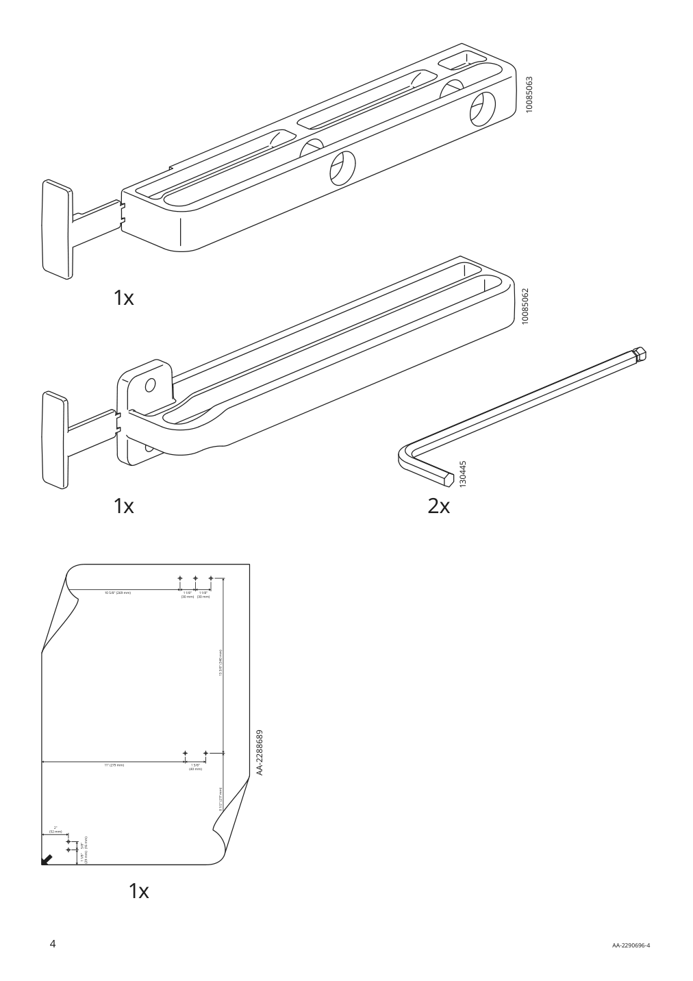 Assembly instructions for IKEA Utrusta pull out pantry organizer | Page 4 - IKEA SEKTION high cabinet with pull-out pantry 594.718.90