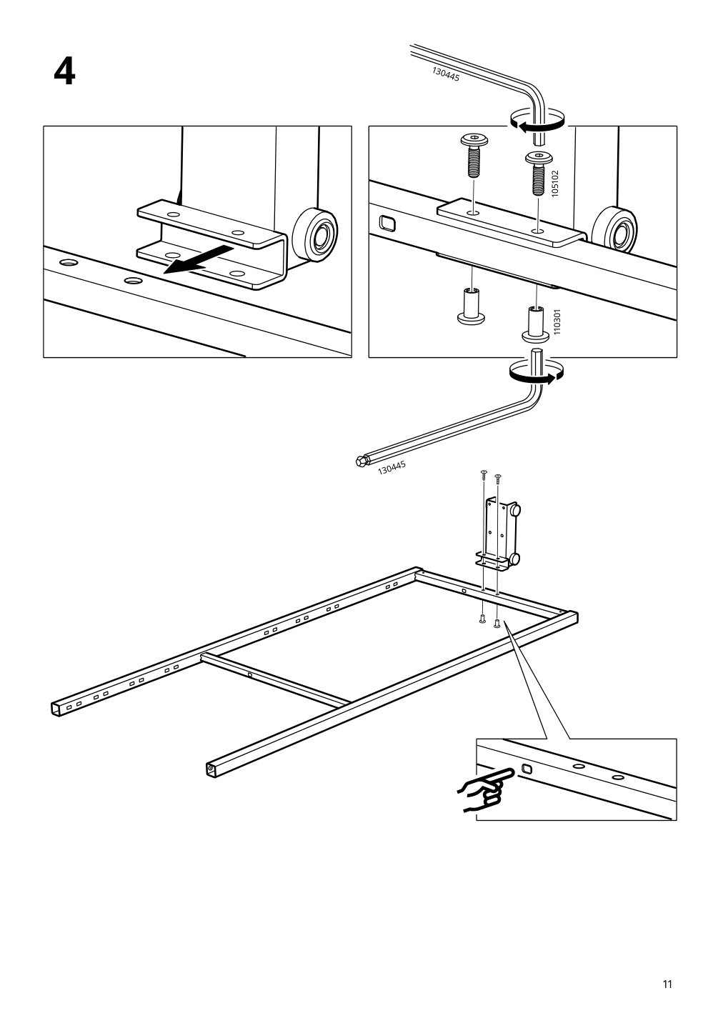 Assembly instructions for IKEA Utrusta pull out pantry organizer | Page 11 - IKEA SEKTION high cabinet with pull-out pantry 194.718.30