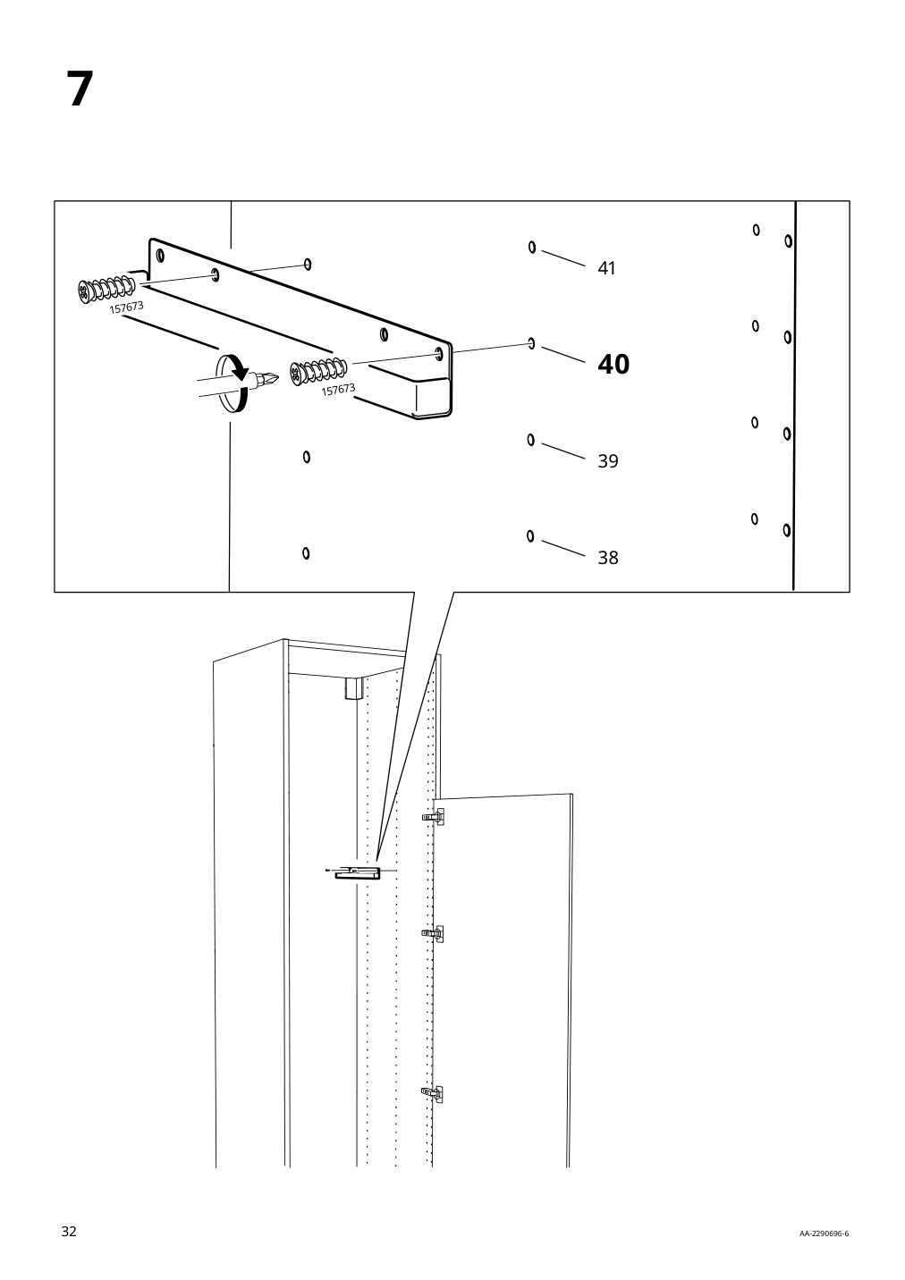 Assembly instructions for IKEA Utrusta pull out pantry organizer | Page 32 - IKEA SEKTION high cabinet with pull-out pantry 194.718.30