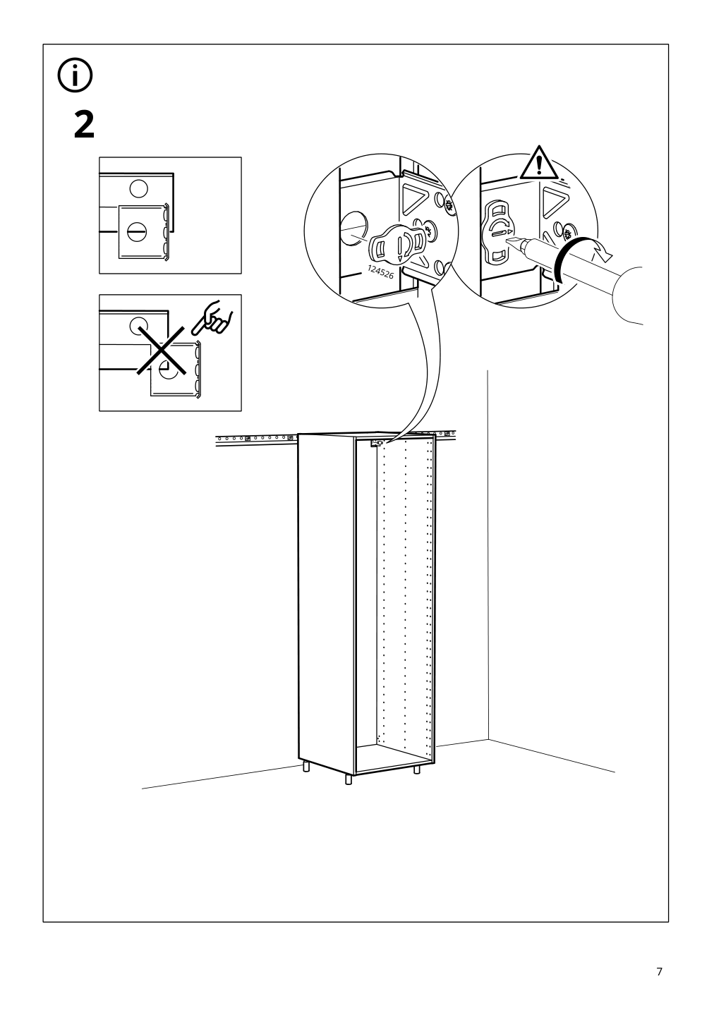 Assembly instructions for IKEA Utrusta pull out pantry organizer | Page 7 - IKEA SEKTION high cabinet with pull-out pantry 194.718.30