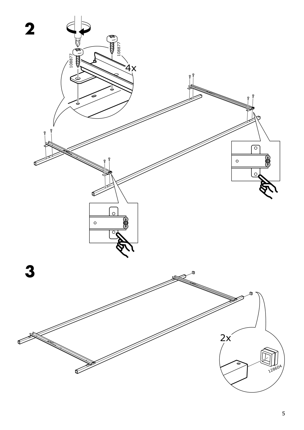 Assembly instructions for IKEA Utrusta pull out rack for cleaning supplies | Page 5 - IKEA SEKTION high cabinet/pull-out int fittings 794.699.52