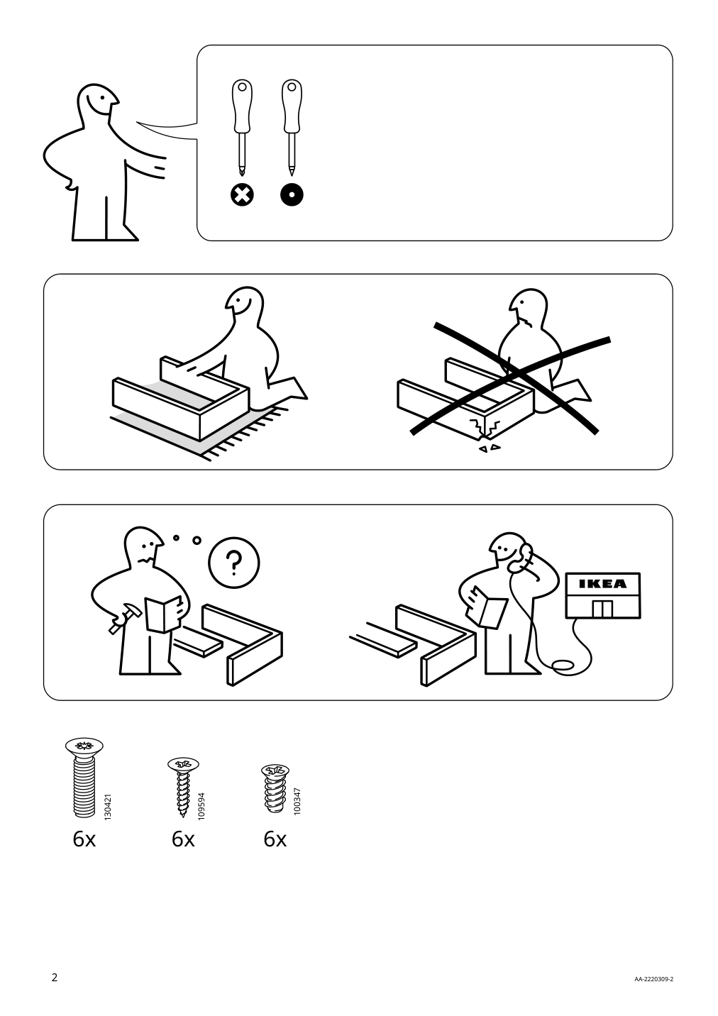 Assembly instructions for IKEA Utrusta reinforced ventilated shelf white | Page 2 - IKEA SEKTION high cabinet for oven w 4 doors 094.626.66