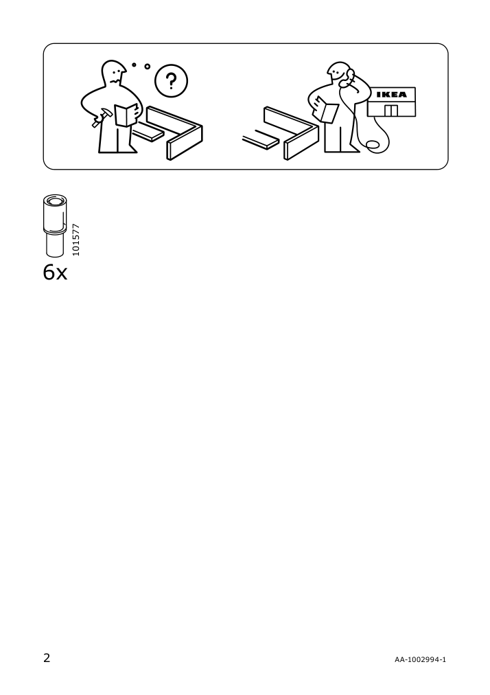 Assembly instructions for IKEA Utrusta shelf for corner wall cabinet glass | Page 2 - IKEA SEKTION corner wall cab w shelves/glass dr 794.075.01