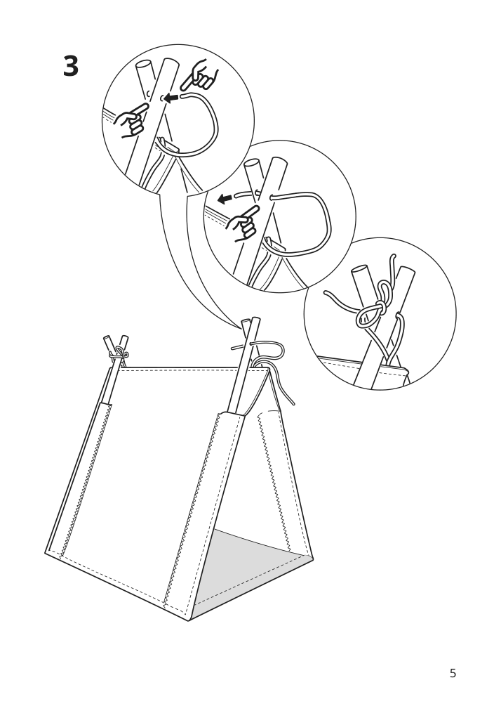 Assembly instructions for IKEA Utsadd cat house gray felt | Page 5 - IKEA UTSÅDD cat house 505.708.80