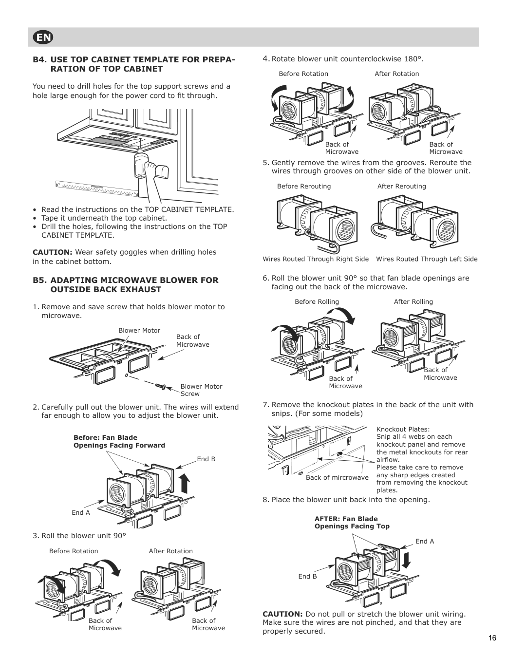 Assembly instructions for IKEA Vaelskapt over the range microwave stainless steel | Page 17 - IKEA VÄLSKAPT Over-the-range microwave 605.153.03