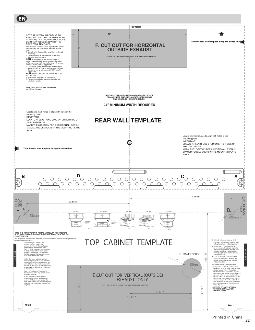 Assembly instructions for IKEA Vaelskapt over the range microwave stainless steel | Page 23 - IKEA VÄLSKAPT Over-the-range microwave 605.153.03