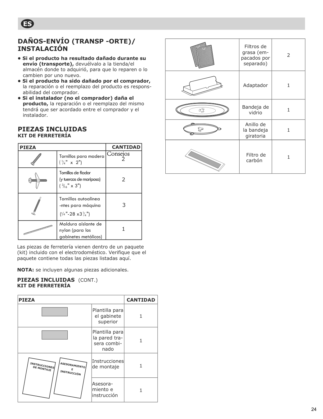 Assembly instructions for IKEA Vaelskapt over the range microwave stainless steel | Page 25 - IKEA VÄLSKAPT Over-the-range microwave 605.153.03