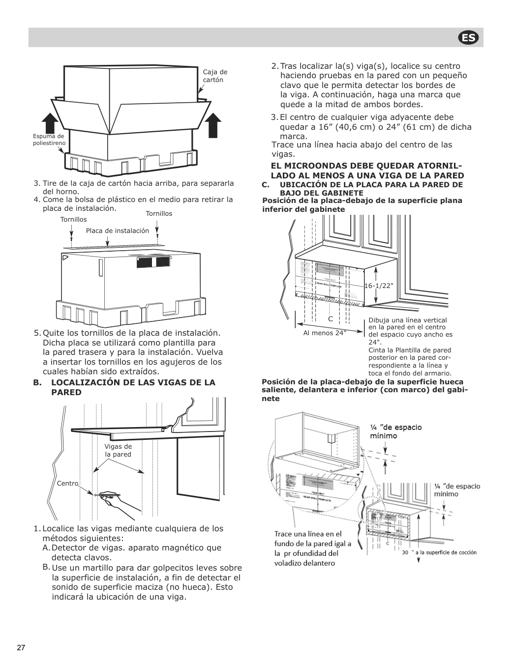 Assembly instructions for IKEA Vaelskapt over the range microwave stainless steel | Page 28 - IKEA VÄLSKAPT Over-the-range microwave 605.153.03