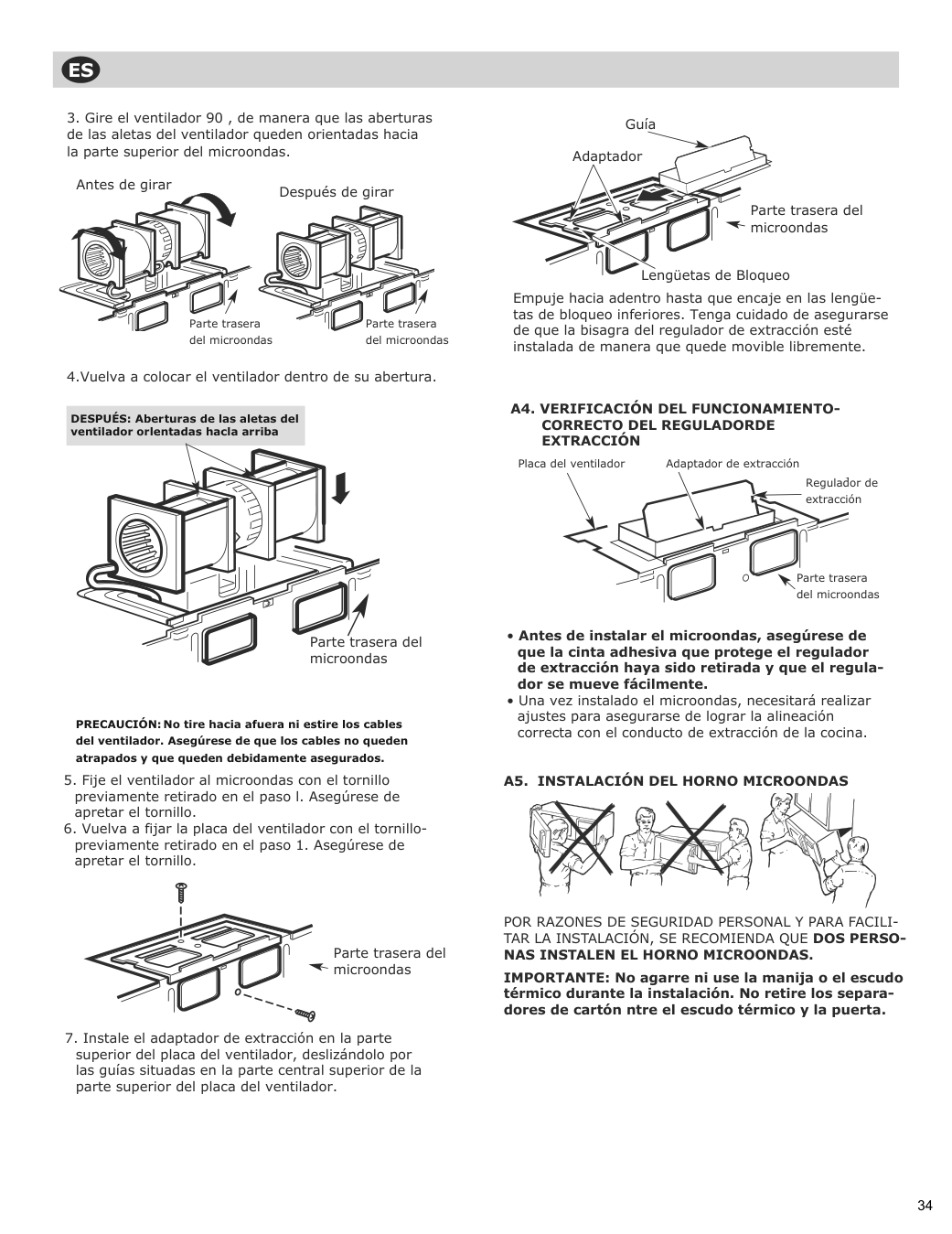 Assembly instructions for IKEA Vaelskapt over the range microwave stainless steel | Page 35 - IKEA VÄLSKAPT Over-the-range microwave 605.153.03