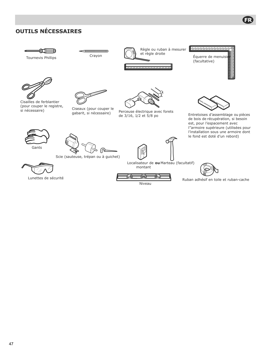 Assembly instructions for IKEA Vaelskapt over the range microwave stainless steel | Page 48 - IKEA VÄLSKAPT Over-the-range microwave 605.153.03