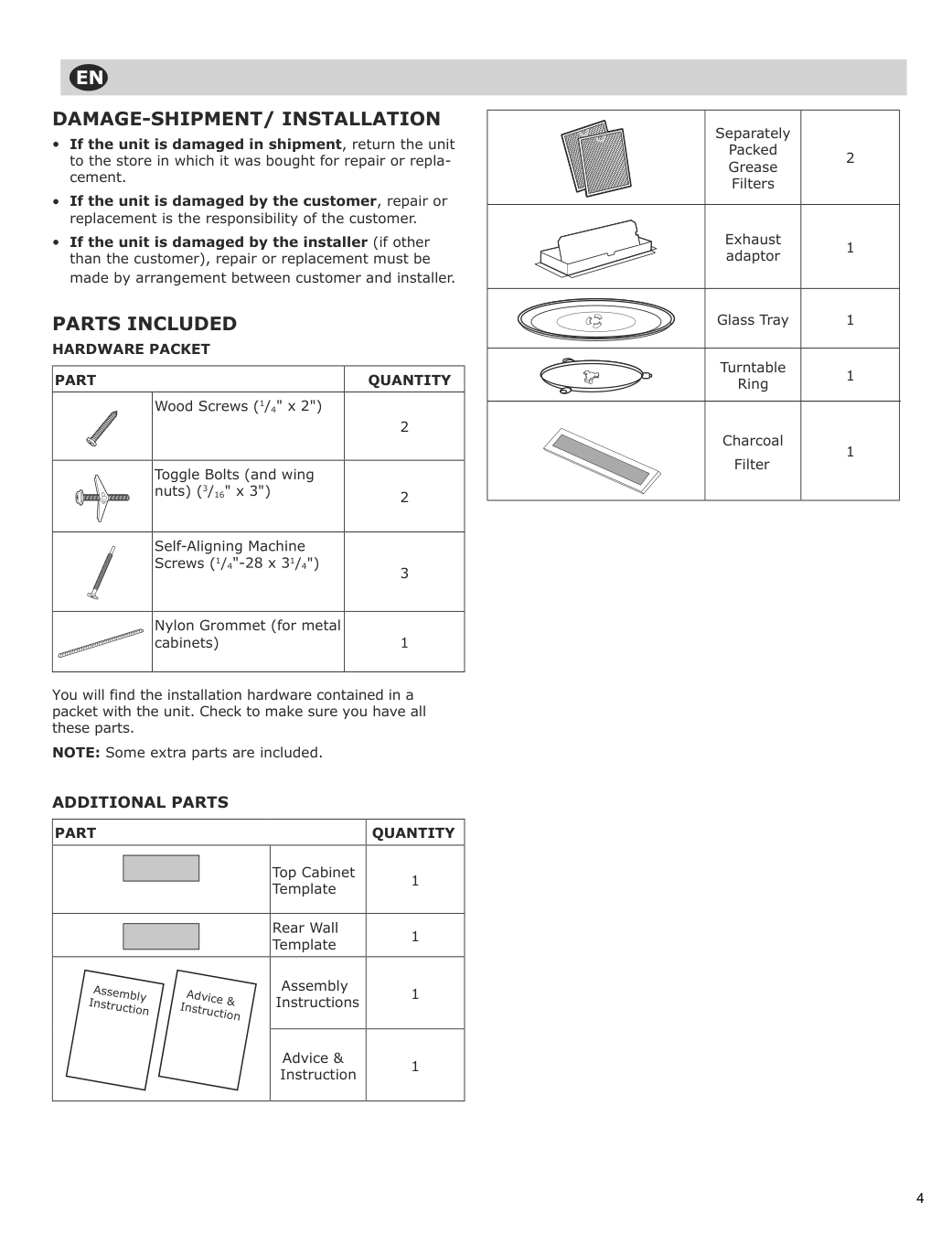 Assembly instructions for IKEA Vaelskapt over the range microwave stainless steel | Page 5 - IKEA VÄLSKAPT Over-the-range microwave 605.153.03